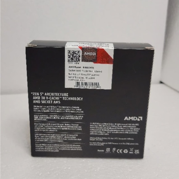 Adidas AMD Ryzen 9 Processor - Black and Orange - Picture 2 of 2